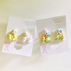 Claire’s earrings Easter
